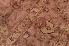 handmade Traditional Kafkaz Dark Tan Dark Tan Hand Knotted RECTANGLE 100% WOOL area rug 10'X14'