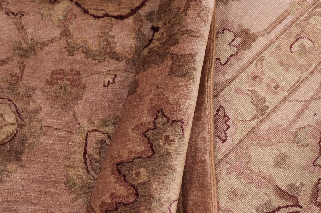 handmade Traditional Kafkaz Dark Tan Dark Tan Hand Knotted RECTANGLE 100% WOOL area rug 10'X14'