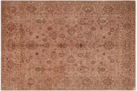 handmade Traditional Kafkaz Dark Tan Dark Tan Hand Knotted RECTANGLE 100% WOOL area rug 10'X14'