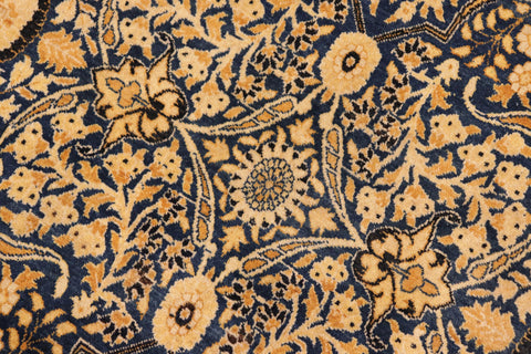 handmade Transitional Tabriz Lt. Blue Ivory Hand Knotted RECTANGLE 100% WOOL area rug 10 x 14