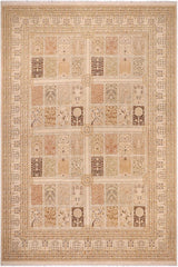 handmade Traditional Design Gold Gold Hand Knotted RECTANGLE 100% WOOL area rug 10'X14'