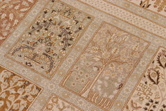 handmade Traditional Design Gold Gold Hand Knotted RECTANGLE 100% WOOL area rug 10'X14'