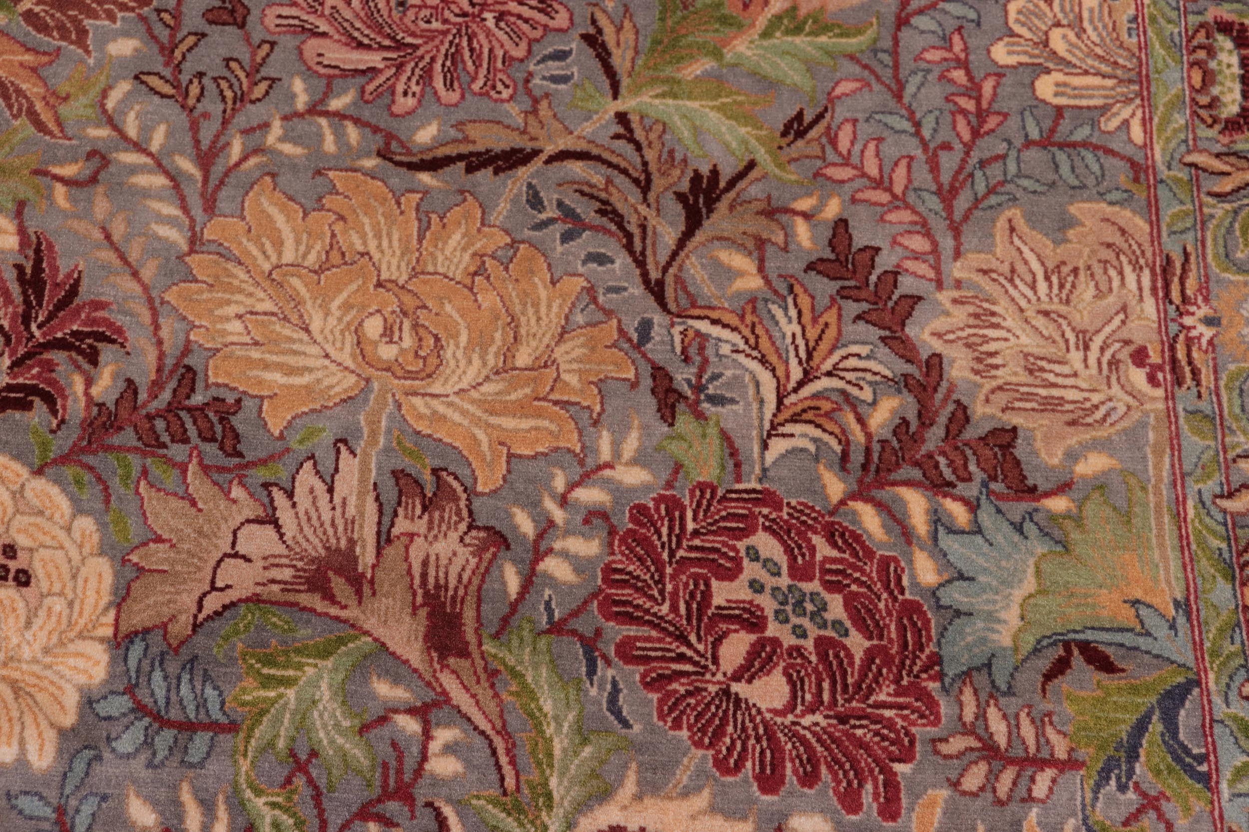 handmade Transitional William Gray Gray Hand Knotted SQUARE 100% WOOL area rug 8x8