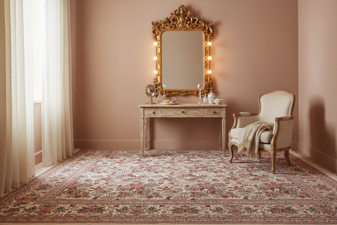 handmade Transitional Allover Ivory Ivory Hand Knotted RECTANGLE 100% WOOL area rug 8x9