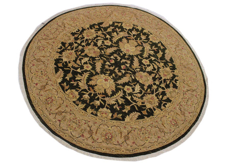 A03669, 810"x 9 2",Traditional                   ,9x9,Green,LT. TAN,Hand-knotted                  ,Pakistan   ,100% Wool  ,Round      ,652671155932