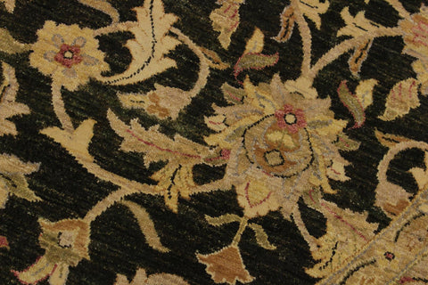 A03669, 810"x 9 2",Traditional                   ,9x9,Green,LT. TAN,Hand-knotted                  ,Pakistan   ,100% Wool  ,Round      ,652671155932