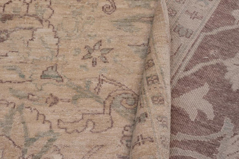 handmade Traditional Kafkaz Lt. Tan Lt. Brown Hand Knotted RECTANGLE 100% WOOL area rug 10X15