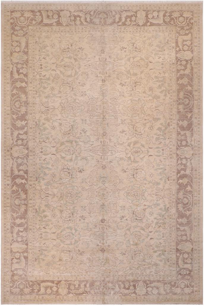 handmade Traditional Kafkaz Lt. Tan Lt. Brown Hand Knotted RECTANGLE 100% WOOL area rug 10X15