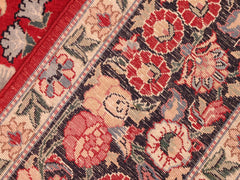 handmade Traditional Gulzar Red Blue Hand Knotted RECTANGLE 100% WOOL area rug 6x9