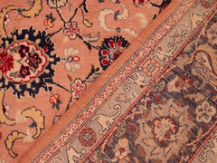 handmade Traditional Abasi Afsha Pink Blue Hand Knotted RECTANGLE 100% WOOL area rug 6x9