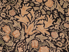 handmade Transitional Snakehead Black Green Hand Knotted RECTANGLE 100% WOOL area rug 6x8