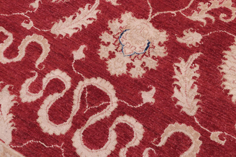 handmade Traditional Kafkaz Red Red Hand Knotted RECTANGLE 100% WOOL area rug 5x8