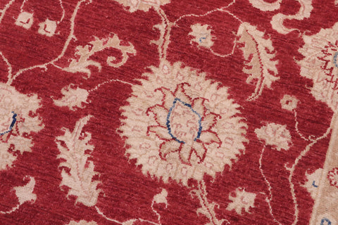 handmade Traditional Kafkaz Red Red Hand Knotted RECTANGLE 100% WOOL area rug 5x8