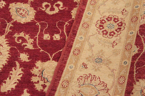 handmade Traditional Kafkaz Red Red Hand Knotted RECTANGLE 100% WOOL area rug 5x8