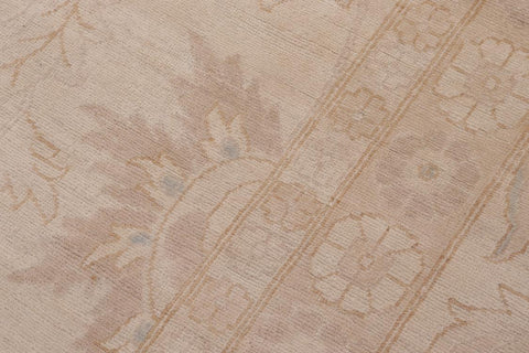 handmade Traditional Kafkaz Ivory Ivory Hand Knotted RECTANGLE 100% WOOL area rug 12x18