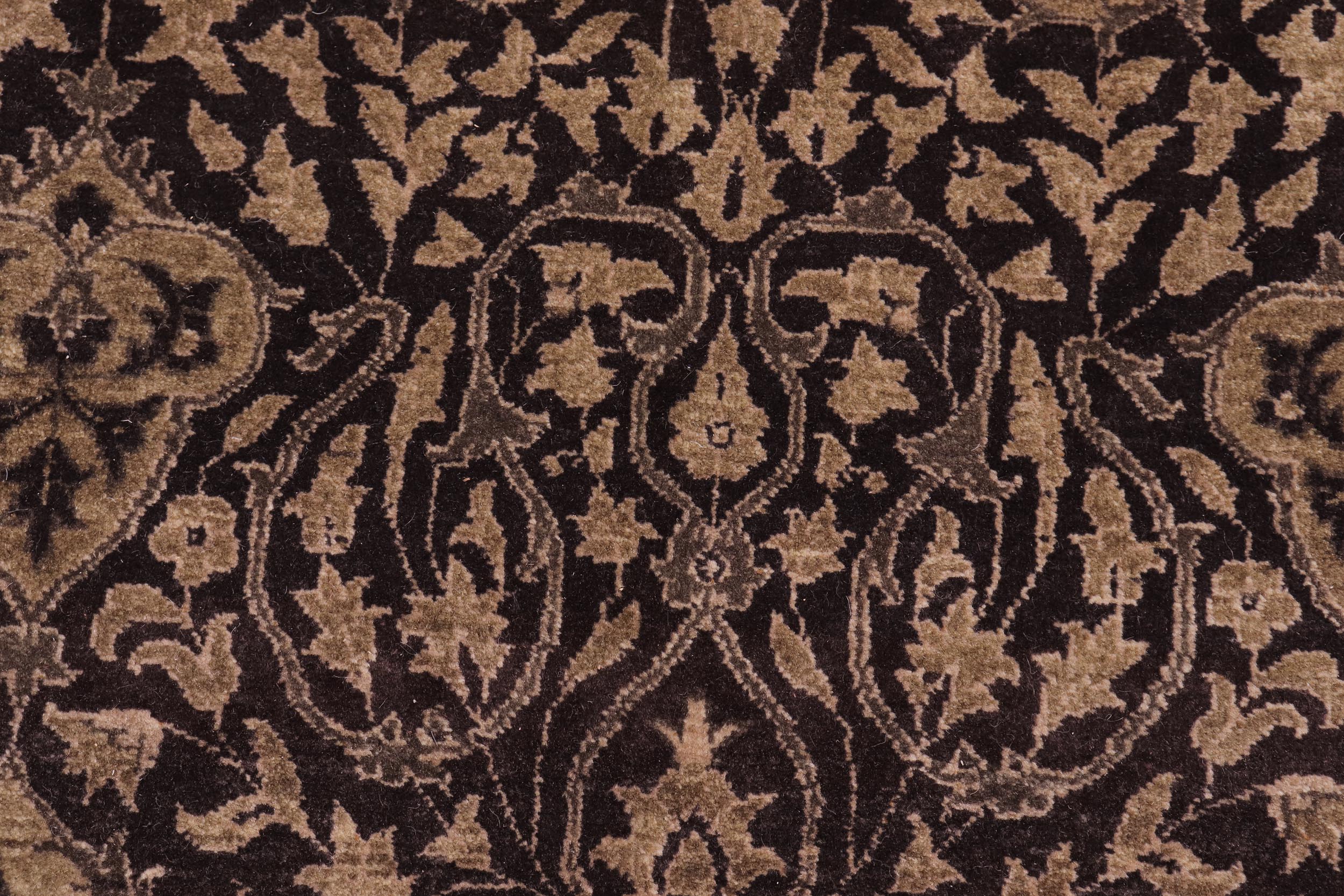 handmade Transitional Design Brown Green Hand Knotted RECTANGLE 100% WOOL area rug 12' x 17'