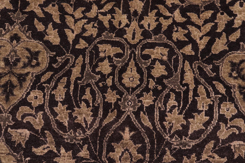 handmade Transitional Design Brown Green Hand Knotted RECTANGLE 100% WOOL area rug 12' x 17'