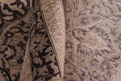 handmade Transitional Design Brown Green Hand Knotted RECTANGLE 100% WOOL area rug 12'X17'