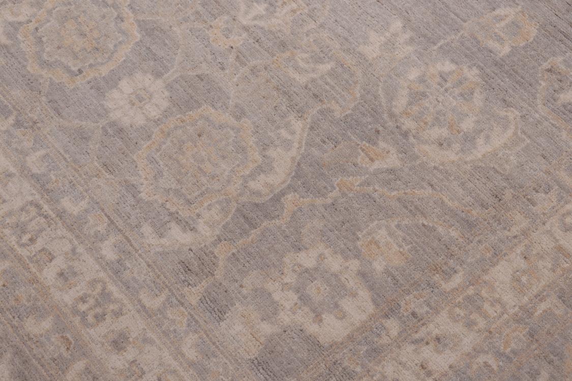 handmade Transitional Kafkaz Brown Gray Hand Knotted RECTANGLE 100% WOOL area rug 12' x 15'