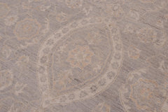 handmade Traditional Kafkaz Brown Gray Hand Knotted RECTANGLE 100% WOOL area rug 12X15