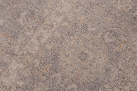 handmade Traditional Kafkaz Brown Gray Hand Knotted RECTANGLE 100% WOOL area rug 12X15