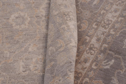 handmade Traditional Kafkaz Brown Gray Hand Knotted RECTANGLE 100% WOOL area rug 12X15