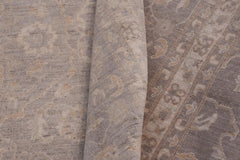 handmade Traditional Kafkaz Brown Gray Hand Knotted RECTANGLE 100% WOOL area rug 12X15