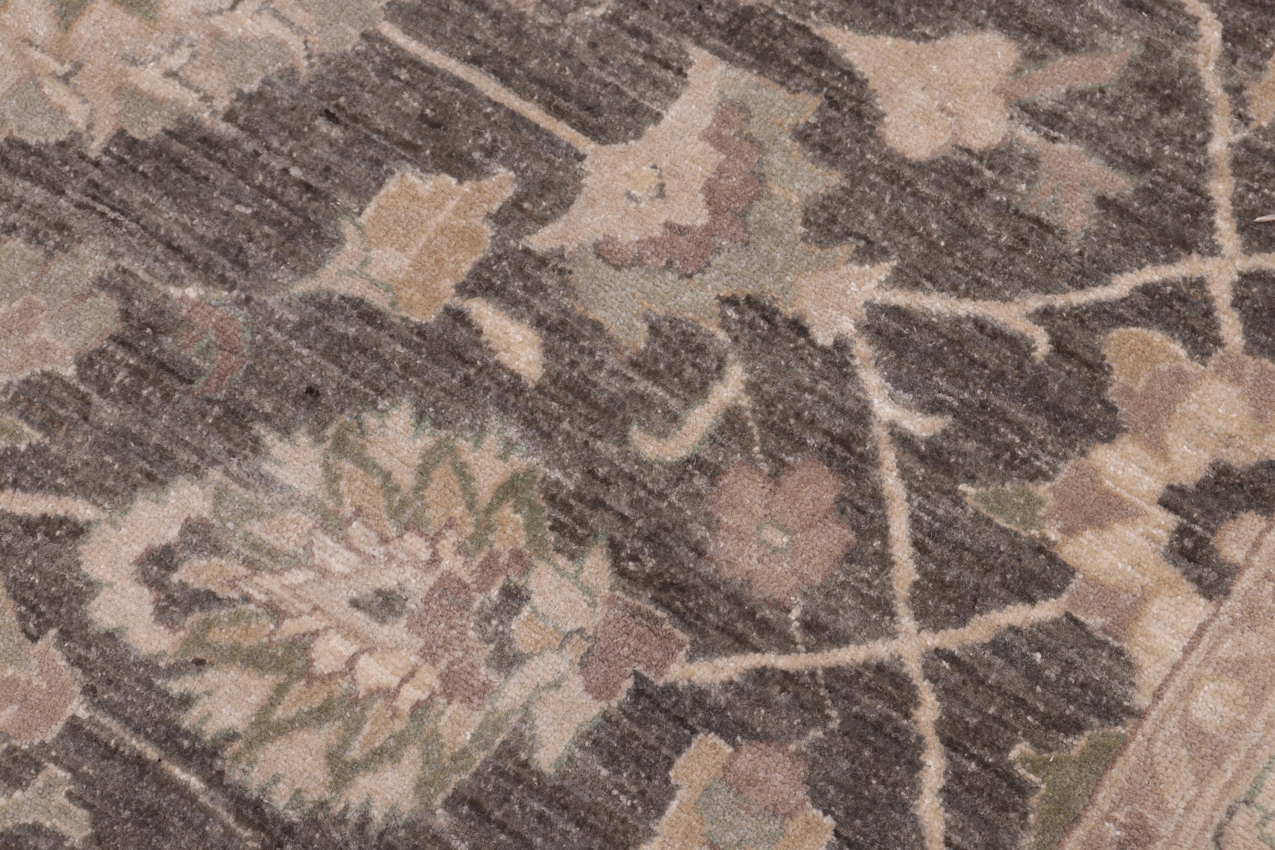 handmade Traditional Kafkaz Lt. Brown Ivory Hand Knotted RECTANGLE 100% WOOL area rug 12x15