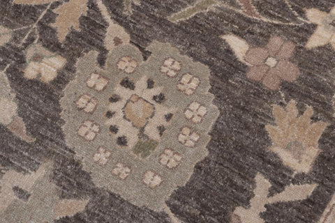 handmade Traditional Kafkaz Lt. Brown Ivory Hand Knotted RECTANGLE 100% WOOL area rug 12X15