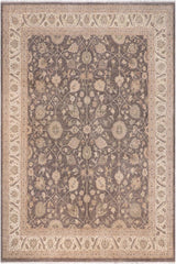 handmade Traditional Kafkaz Lt. Brown Ivory Hand Knotted RECTANGLE 100% WOOL area rug 12X15