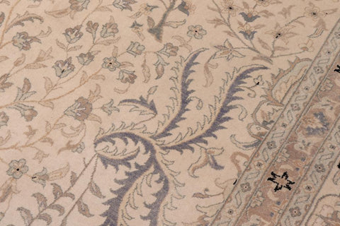 handmade Traditional Design Ivory Ivory Hand Knotted RECTANGLE 100% WOOL area rug 12'X18'