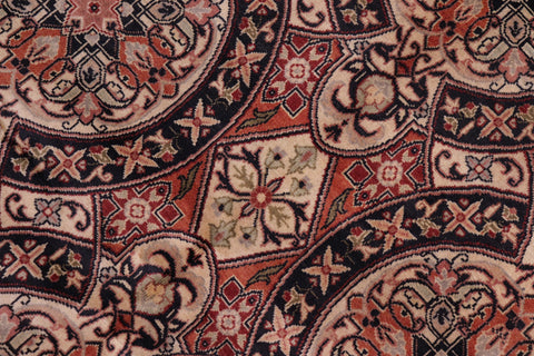 handmade Transitional Paracha Black Gold Hand Knotted RECTANGLE 100% WOOL area rug 8x10