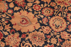 Antique Mahal Santana Green/Gray Wool Rug - 8'1''X9'8''