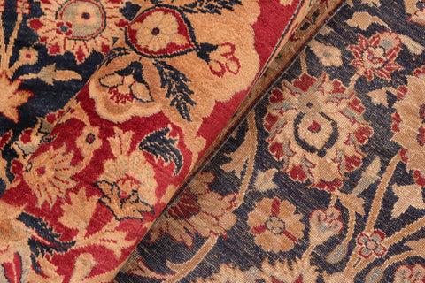 handmade Transitional Mahal Lt. Green Lt. Gray Hand Knotted RECTANGLE 100% WOOL area rug 8 x 10