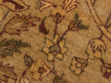 handmade Traditional Tabriz Lt. Gold Lt. Brown Hand Knotted RECTANGLE 100% WOOL area rug 9x12