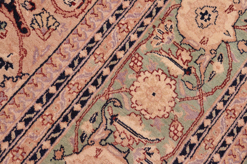 handmade Traditional  Lt. Green Lt. Green Hand Knotted RECTANGLE 100% WOOL area rug 8 x 10