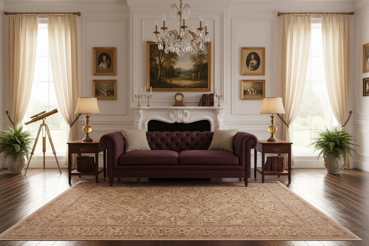 handmade Traditional Lahore Gold Tan Hand Knotted RECTANGLE 100% WOOL area rug 8'X10'