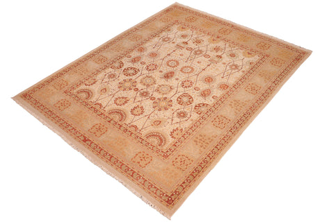 handmade Traditional Kafkaz Gray Brown Hand Knotted RECTANGLE 100% WOOL area rug 8' x 10'