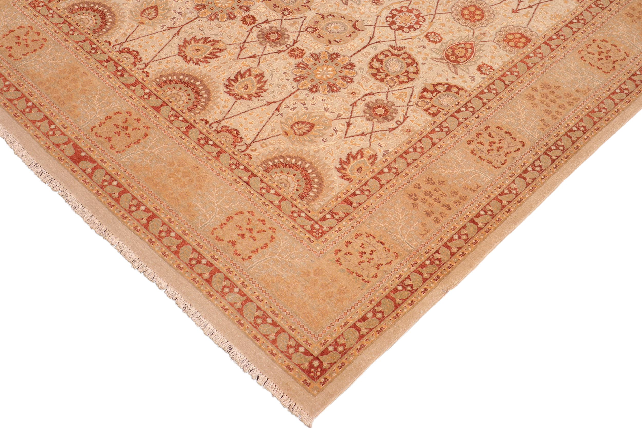 handmade Traditional Kafkaz Gray Brown Hand Knotted RECTANGLE 100% WOOL area rug 8' x 10'