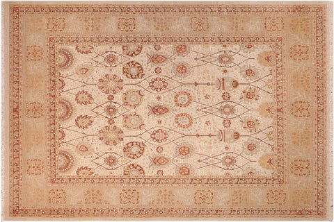 handmade Traditional Kafkaz Gray Brown Hand Knotted RECTANGLE 100% WOOL area rug 8'X10'