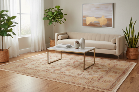 Turkish Knotted Istanbul Andre Gray/Brown Wool Rug - 8'2''X10'2''