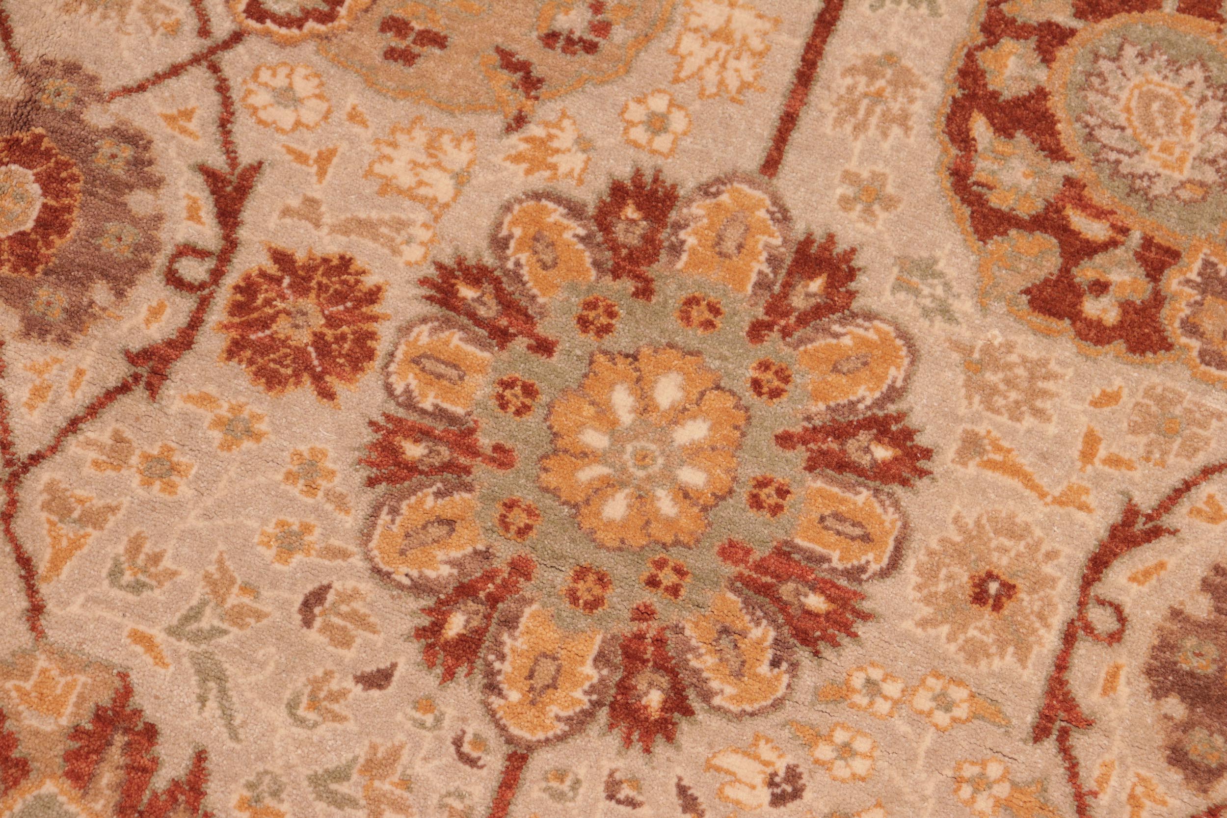 handmade Traditional Kafkaz Gray Brown Hand Knotted RECTANGLE 100% WOOL area rug 8' x 10'