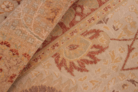 handmade Traditional Kafkaz Gray Brown Hand Knotted RECTANGLE 100% WOOL area rug 8' x 10'