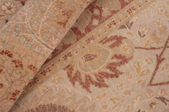 handmade Traditional Kafkaz Gray Brown Hand Knotted RECTANGLE 100% WOOL area rug 8'X10'