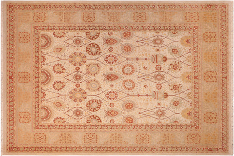 handmade Traditional Kafkaz Gray Brown Hand Knotted RECTANGLE 100% WOOL area rug 8' x 10'