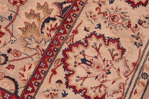 handmade Transitional Sultan Gray Lt. Brown Hand Knotted RECTANGLE 100% WOOL area rug 8 x 10