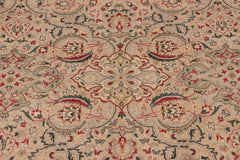 handmade Traditional Kashan Lt. Green Lt. Green Hand Knotted RECTANGLE 100% WOOL area rug 8'X10'