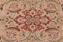 handmade Traditional Kashan Lt. Green Lt. Green Hand Knotted RECTANGLE 100% WOOL area rug 8'X10'