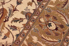 handmade Traditional  Lt. Tan Gold Hand Knotted RECTANGLE 100% WOOL area rug 8'X10'