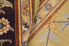 handmade Transitional Design Green Blue Hand Knotted RECTANGLE 100% WOOL area rug 8'X10'